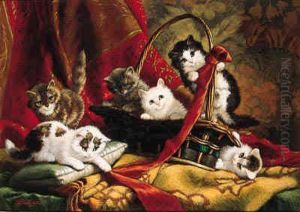 Kittens by Cornelis Raaphorst