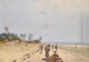 On The Bank Of The Nile by Max Friedrich Rabes