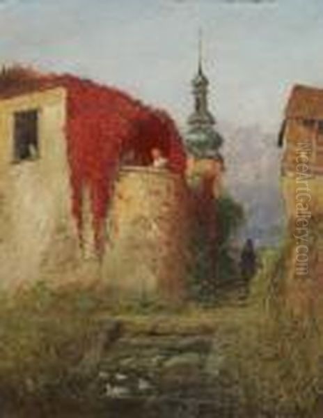 "rotes Herbstlaub - view 1