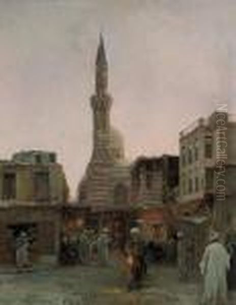 The Bazaar Before The Mosque - view 1