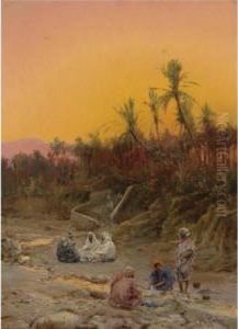 Evening In Biskra by Max Friedrich Rabes