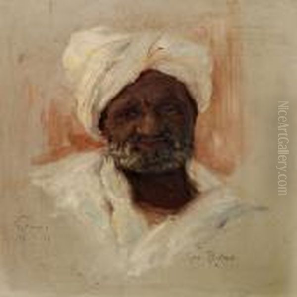 A Berber With Awhite Turban - view 1
