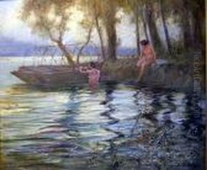 Badende by Max Friedrich Rabes