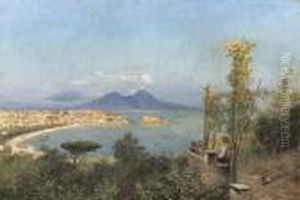 Neapel: Looking Over The Bay Of Napels