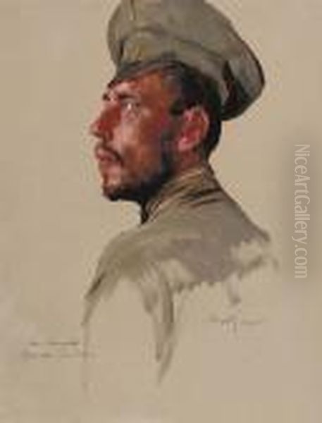 Portrait Of A Russian Soldier - view 1
