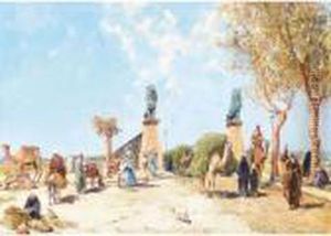 The Bridges Of Thebes by Max Friedrich Rabes