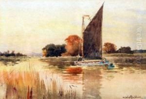 On The Thurne by William Leslie Rackham