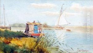 Haddiscoe Cut by William Leslie Rackham