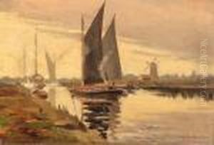 Wherries Leaving Acle