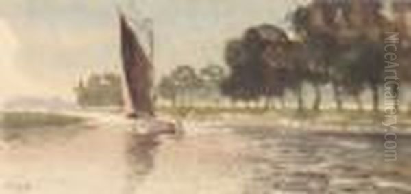 Whitlingham Reach, Norwich - view 1
