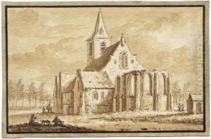 Kleine Kirche Mit Resten Einer Apsis