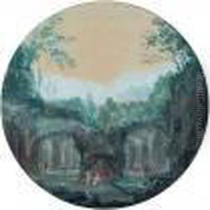 Personnages A L'entree D'une Grotte