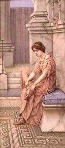 A Roman Bath by William Anstey Dollond