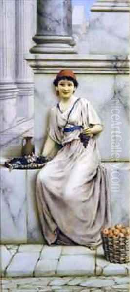 A Roman Fruitseller - view 1