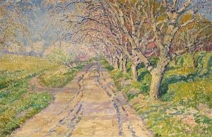 A Tree-lined Road by Vaclav Radimsky