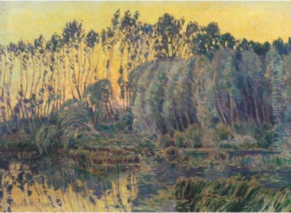 Poplars And Willows Along The Seine - view 1