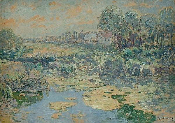 A Pond With Lillies - view 1