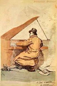 Emmanuel Chabrier by Detaille, Jean-Baptiste Edouard
