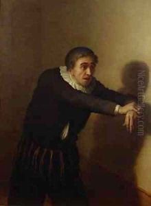 The Actor Grandmesnil as Harpagon in The Miser by Jean Baptiste Francois Desoria