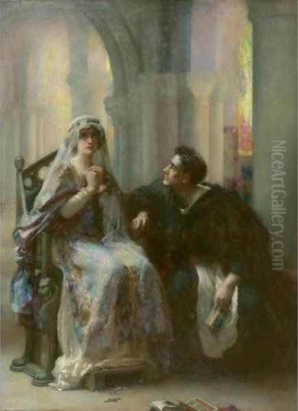 Ellen Terry And Henry Irving In Abelard And Heloise - view 1