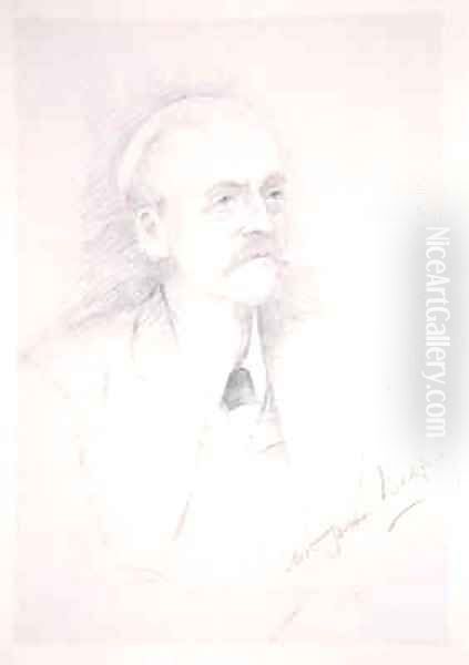 Portrait of Sir Arthur James Balfour 1848-1930 from an album on the Entente Cordiale - view 1