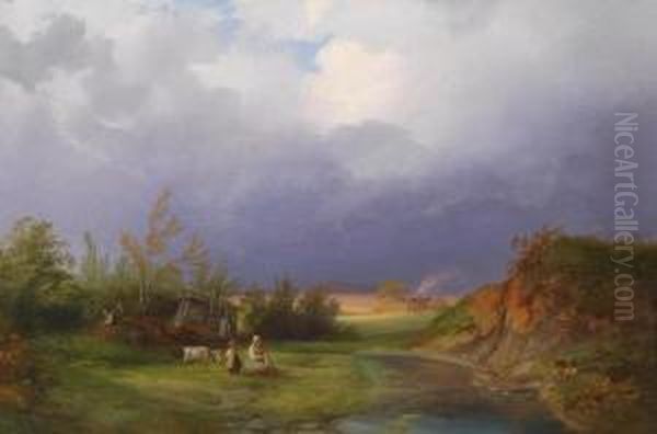 Landscape Withapproaching Storm - view 1