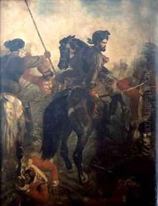 Captain Dighton MacNaghten Probyn 1833-1924 at the Battle of Agra on 10th of October 1857
