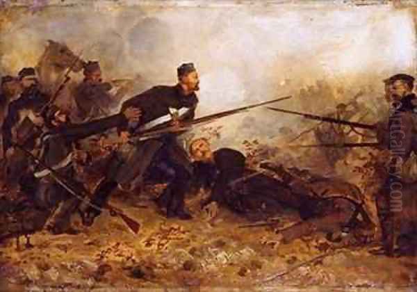 Private John McDermond 1832-68 at the battle of Inkerman on 5th November 1854 - view 1