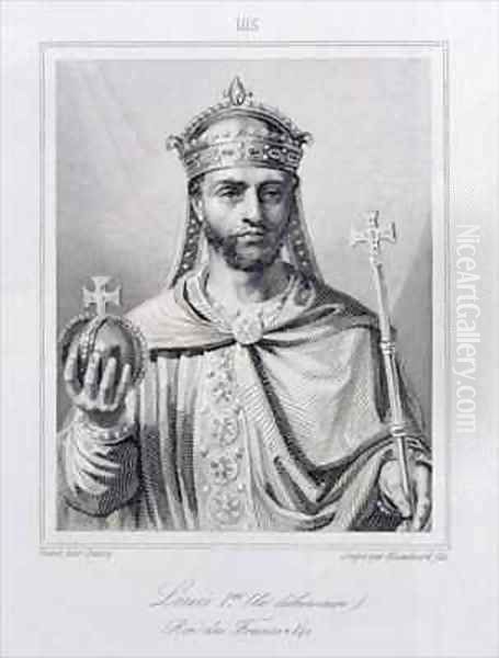 Louis I the Pious 778-840 Holy Roman Emperor - view 1