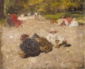 Enfants Au Parc Monceau