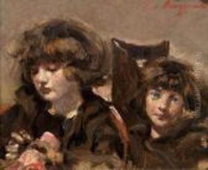 Portrait De Petites Filles by Raffaele Ragione