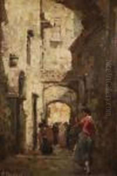 Veduta Con Figure - view 1