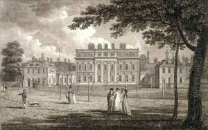 View of Buckingham House by Edward Dayes