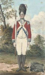 An officer of the Third Guards Regiment by Edward Dayes