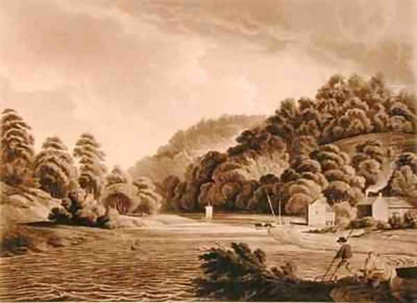 View at Redbrook in the River Wye - view 1
