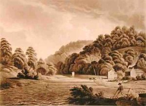 View at Redbrook in the River Wye by Edward Dayes