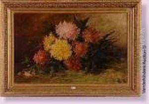 Gerbe De Fleurs by Jules Felix Ragot