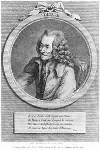 Portrait of Voltaire by Dominique Vivant Denon