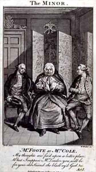 Mr Foote as Mrs Cole in The Minor - view 1