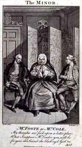 Mr Foote as Mrs Cole in The Minor by Dodd, Daniel