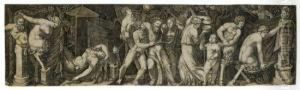 Bacchanale Scene by Marcantonio Raimondi