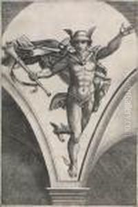 Mercury by Marcantonio Raimondi