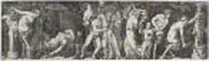 Bacchanal by Marcantonio Raimondi
