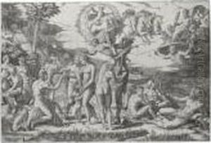 The Judgement Of Paris (bartsch 245)