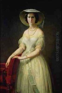 Empress Eugenie 1826-1920 by Claude-Marie Dubufe