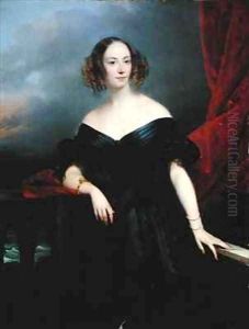Madame Rampal Comtesse de Grigneuseville by Claude-Marie Dubufe