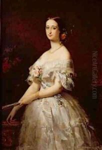 Empress Eugenie by Claude-Marie Dubufe