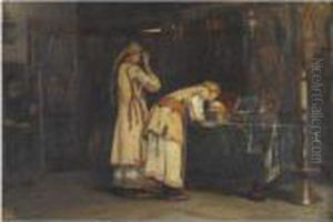 Holy Relics by Theodore Jacques Ralli