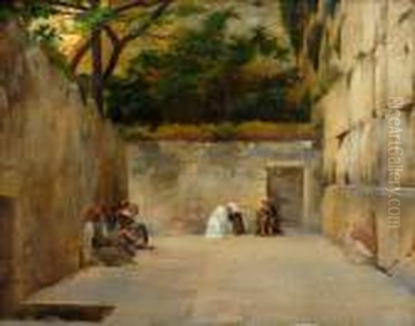 The Wailing Wall, Jerusalem - view 1