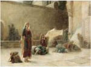 Le Parvis Du Saint Sepulcre A Jerusalem